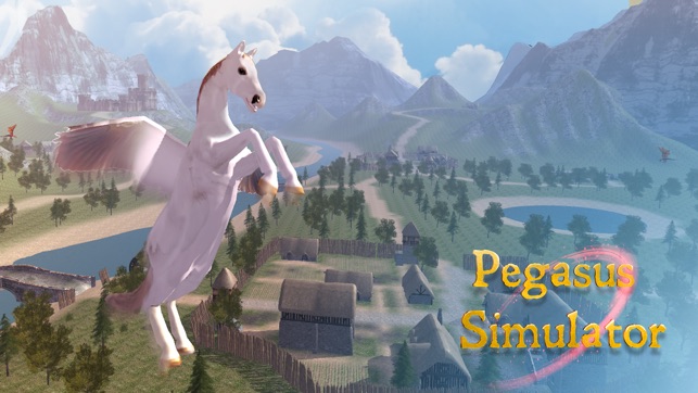 Flying Pegasus: Magic Horse Simulator 3D(圖1)-速報App