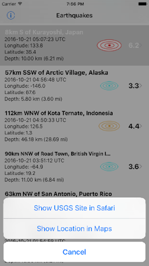 Earthquake Report(圖2)-速報App