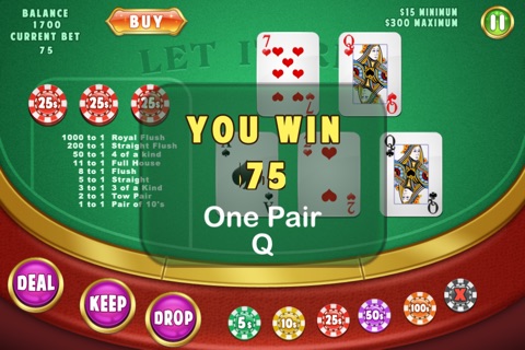 Mississippi Stud Poker King - Let It Ride World Poker Club With Five Card Poker Casino Game screenshot 3