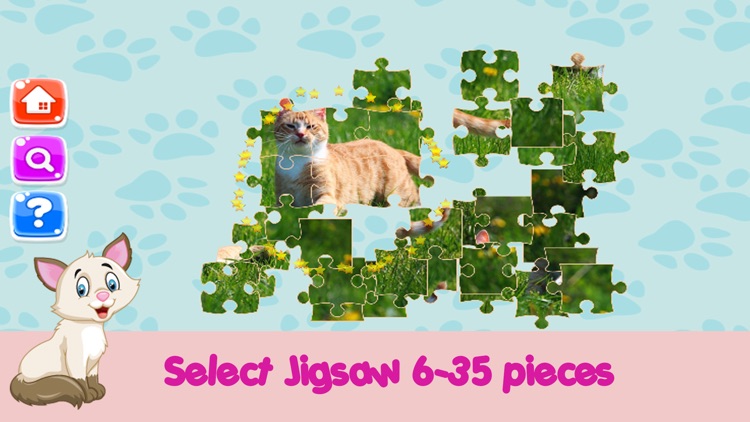 Cute Kitten Cat Jigsaw Puzzle Games For Kids