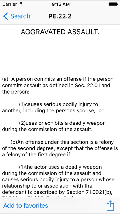 TXLaw Penal Code screenshot-3