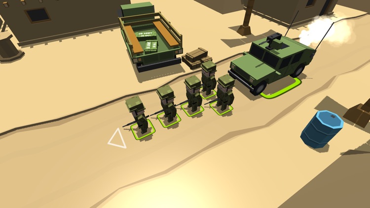 Blocky Army - Moving Tower Defense screenshot-3