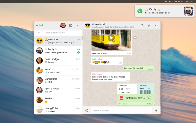 ‎WhatsApp Desktop Screenshot