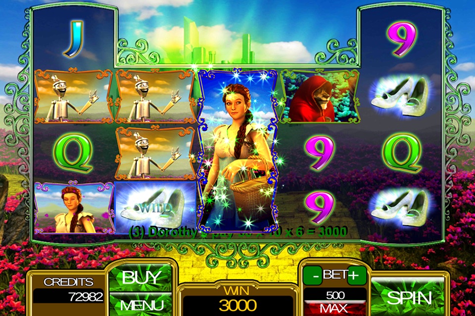 Wonderful Wizard of Oz - Slot Machine FREE screenshot 2