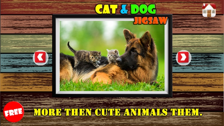 Cats And Dogs Jigsaw Puzzles Pet Games For Kids