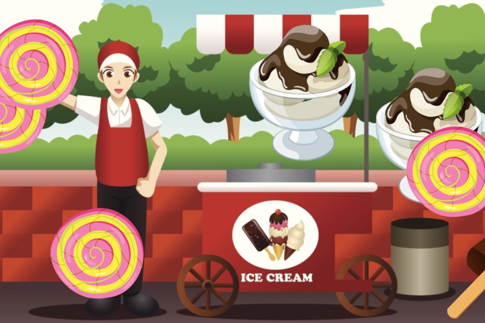 Ice Cream game for Toddlers and Kids : discover the ice creams world ! FREE game screenshot 3