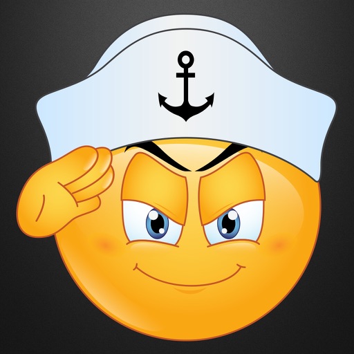 Navy Emoji Stickers icon