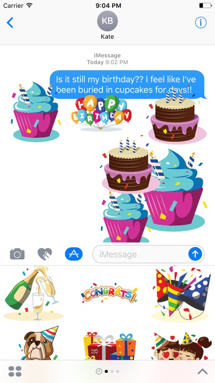 Birthday Stickers Animated screenshot-3