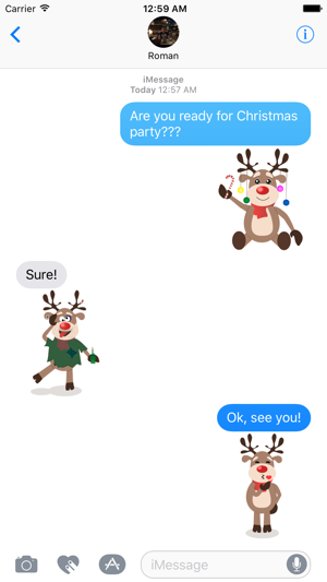 Deer Sean - christmas sticker pack(圖3)-速報App