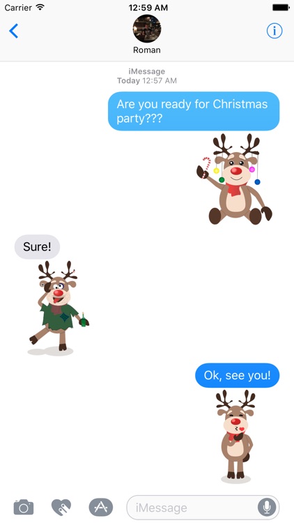Deer Sean - christmas sticker pack