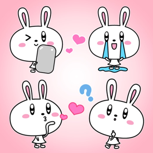 Sweet Lover Bunny Stickers icon