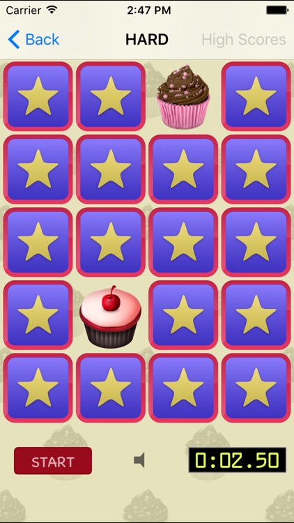 Cupcakes Matching Game