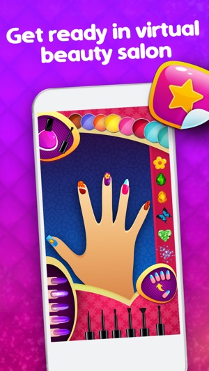 指甲女孩的遊戲 - 漆的指甲中美容院(圖2)-速報App