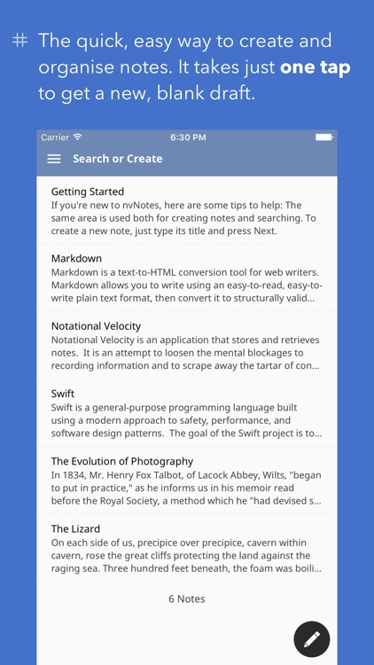 nvNotes - Note Taking & Writing App