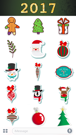 Merry Christmas & Happy New Year - Cute Stickers(圖2)-速報App