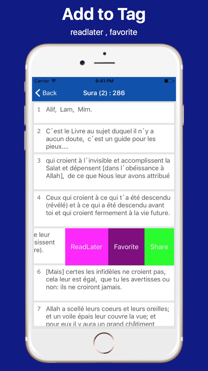 French Quran and Easy Search