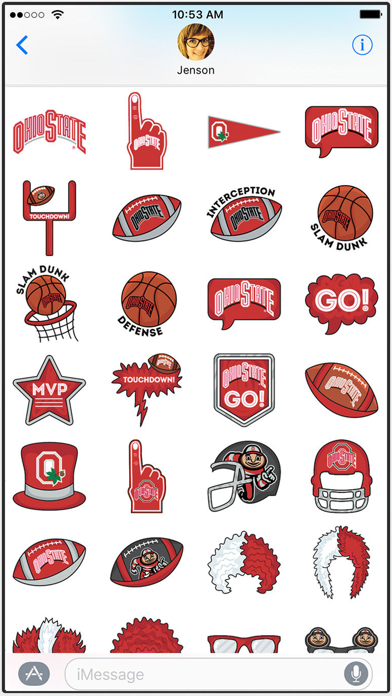 How to cancel & delete Ohio State University Stickers PLUS for iMessage from iphone & ipad 2