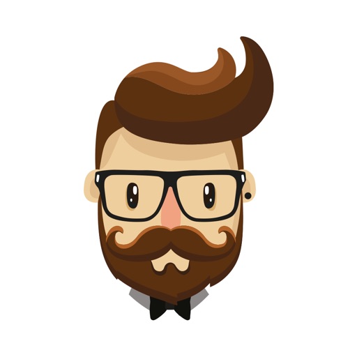 Hipster Sticker Pack for iMessage icon