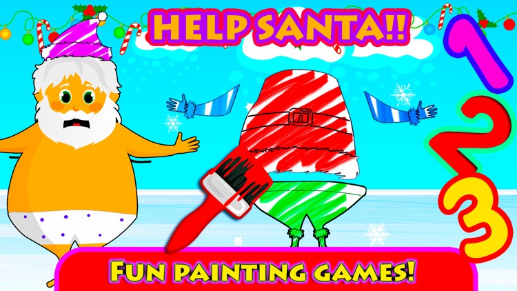 Xmas Coloring Book Pages for boys, girls & adults screenshot-3
