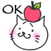 Kitty Cat Mayuneko Stickers Free