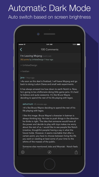 MiniHack - Hacker News Client screenshot-3