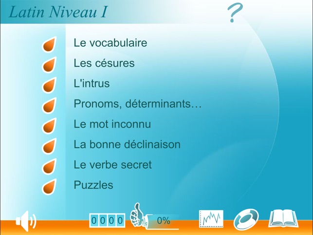 Latin apprentissage et révision – Niveau