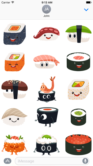 Sushi Stickers for iMessage #2(圖2)-速報App