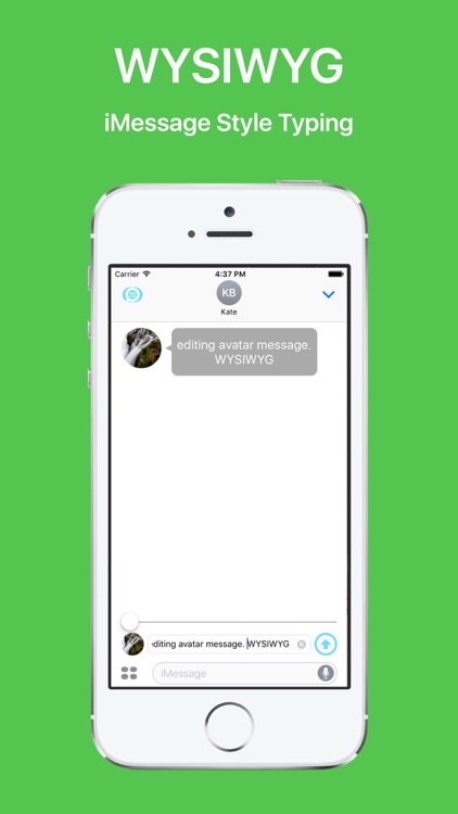 iAvatar-Send personal avatar message to friends