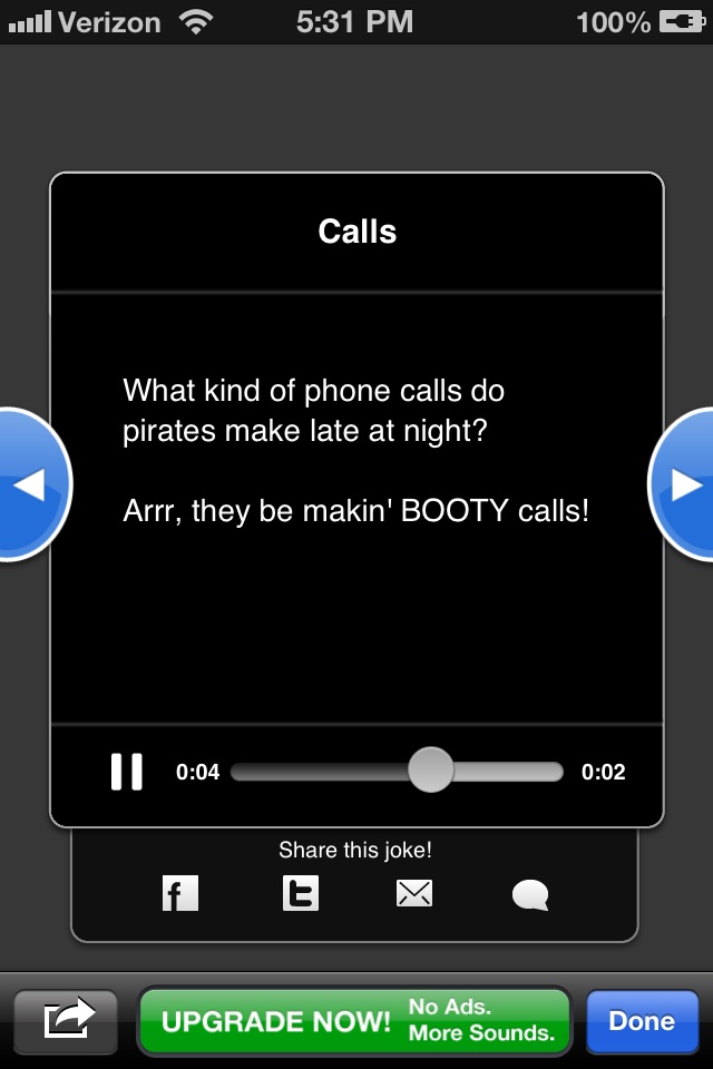 Dirty Pirate Jokes! screenshot 3