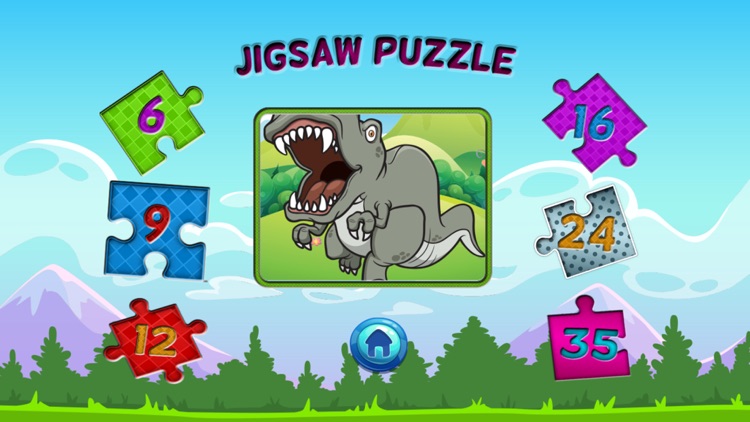 Jigsaw Puzzle Dinosaur Magic Board Fun for Kids