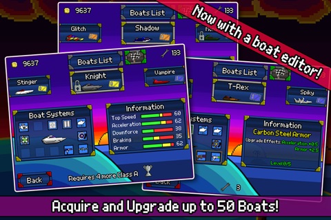 Pixel Boat Rush screenshot 3