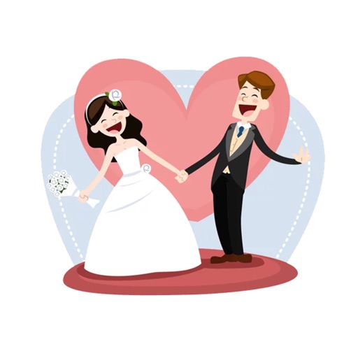 Happy Wedding Sticker icon