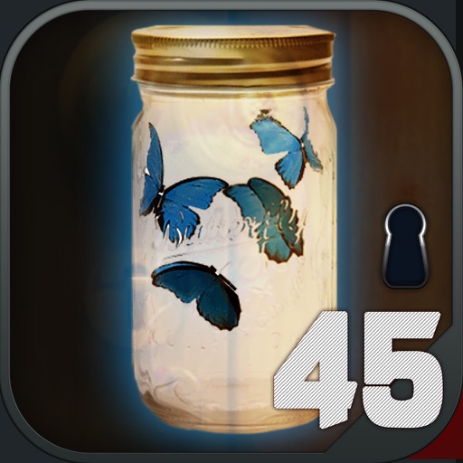 Room escape : blue butterfly 45 icon