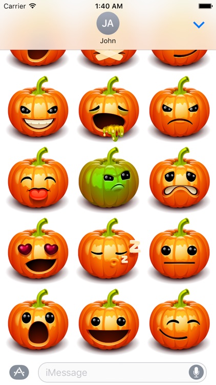 Pumpkin Happy Halloween Sticker