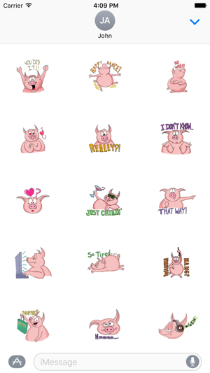 Funny Pig Sticker(圖1)-速報App