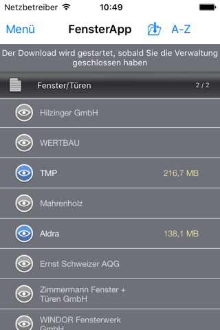 FensterApp - FeMoSo screenshot 2