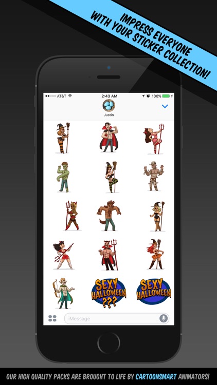 Sexy Halloween Stickers