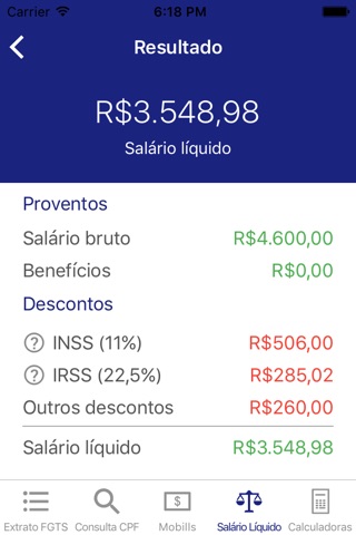 Consulta FGTS e CPF ou CNPJ screenshot 3