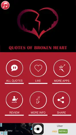 Game screenshot Quotes of Broken Heart apk