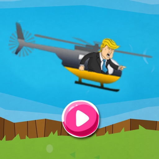 Flap Dump Trump on the Helicopter Funny for Adults iOS App