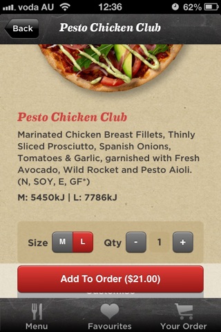 Crust Gourmet Pizza Bar screenshot 4