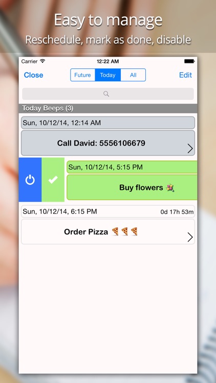 Reminders, Alarms, Timers - Beep Me
