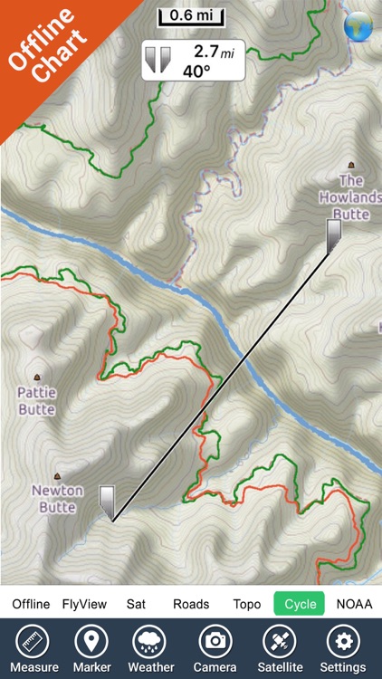 Grand Canyon National Park - GPS Map Navigator