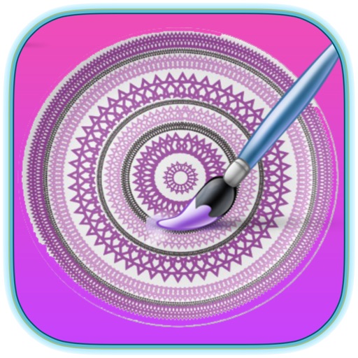 Mandala coloring book - for adults Icon