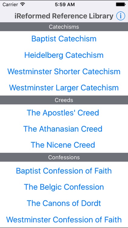 iReformed Reference Library