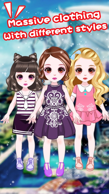 Dressup glamorous Top Girl - Makeover girly games