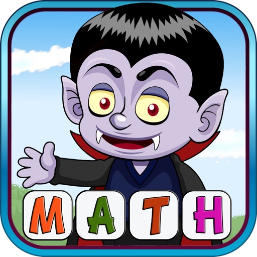 Vampires in Halloween Math Game