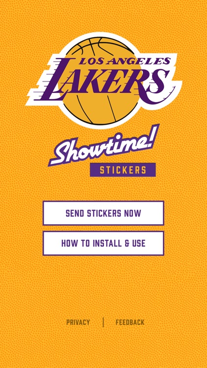 Showtime! Stickers by the Los Angeles Lakers