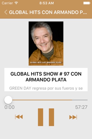 GLOBAL HITS CON ARMANDO PLATA screenshot 2