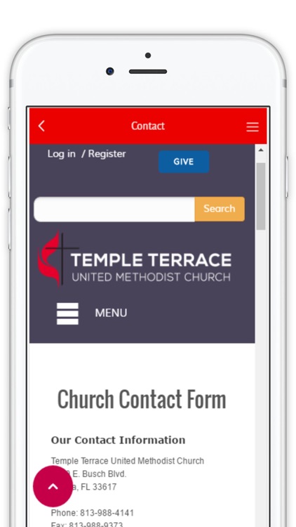 Temple Terrace United Methodist Church App